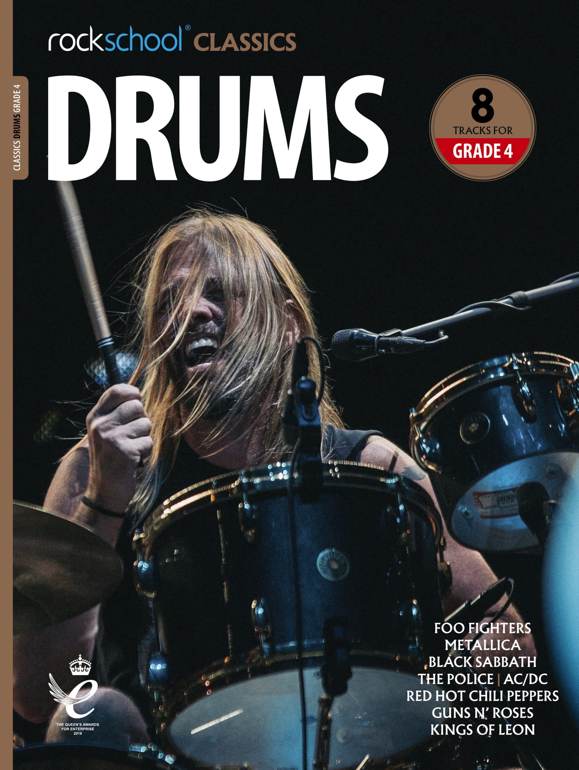 RSK200078_Classics_Drums_2018_G4-DIGI_COVER_front Rockschool Classics Drums Grade 4 (2018) - Image 1
