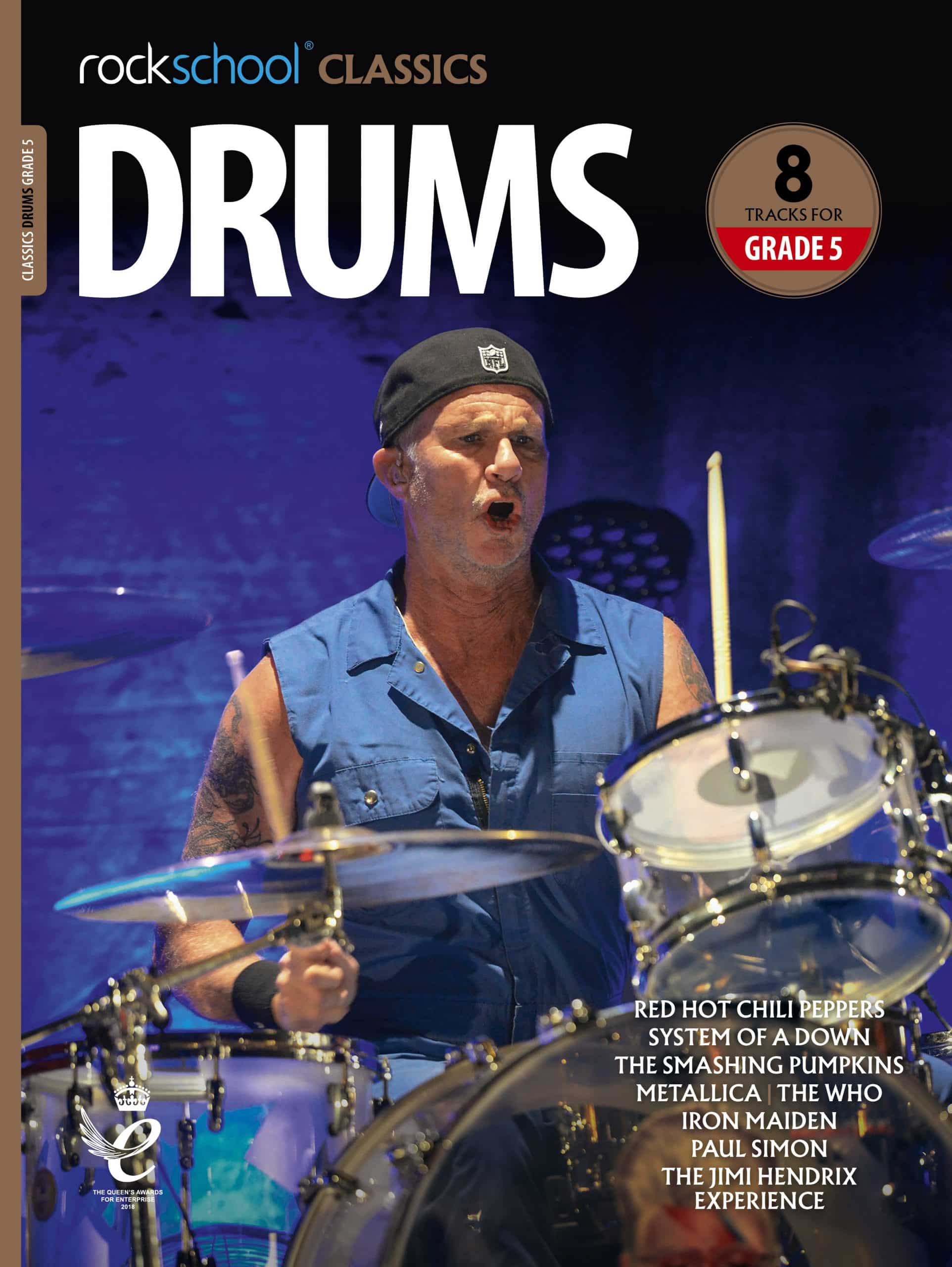 RSK200079_Classics_Drums_2018_G5-DIGI_COVER_front Rockschool Classics Drums Grade 5 (2018) - Image 1