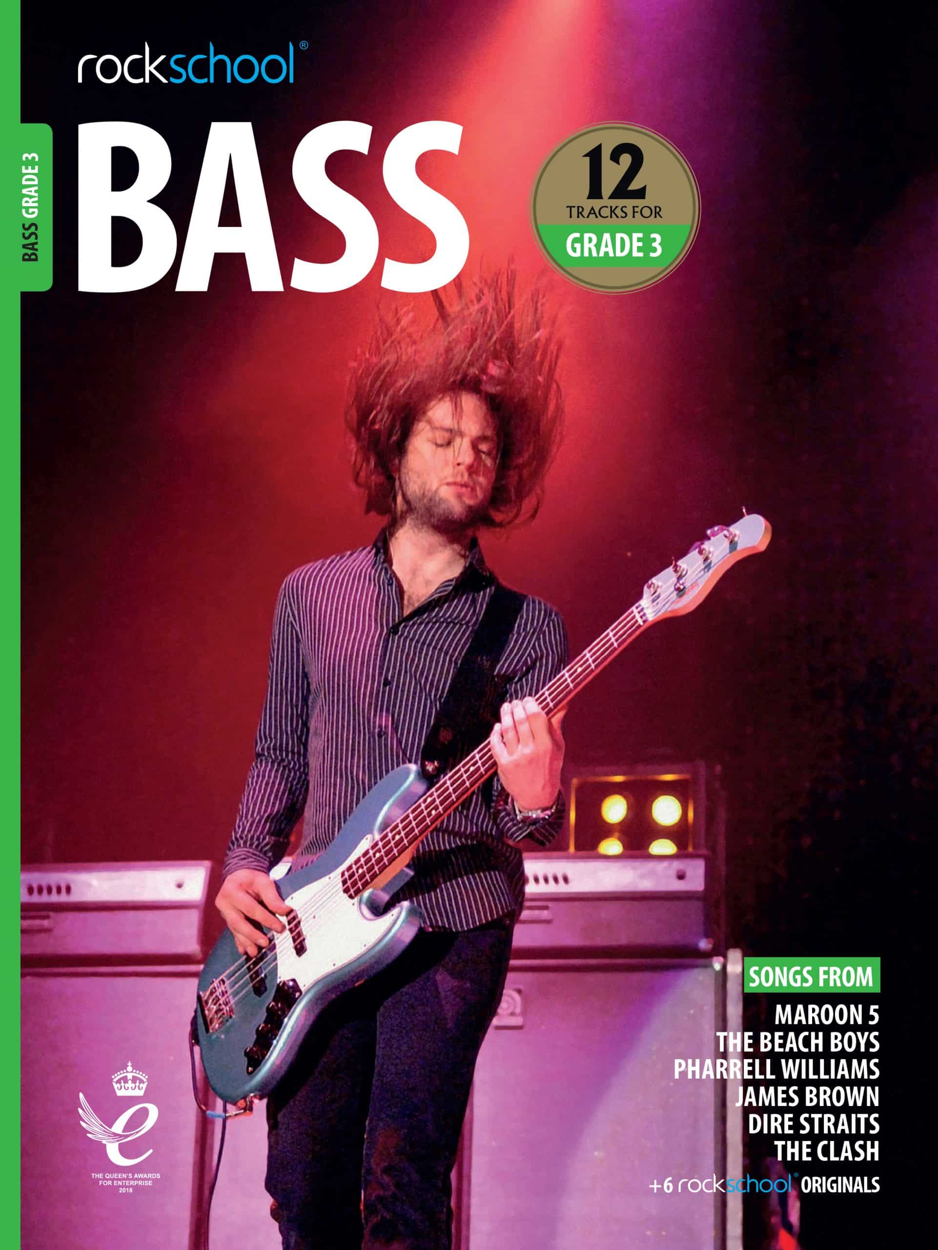 RSL_Bass_2018_G3 Rockschool Bass Grade 3 (2018) - Image 1