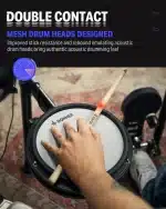 DONNER Electronic Drum Set DED-200 w accessories - Image 8