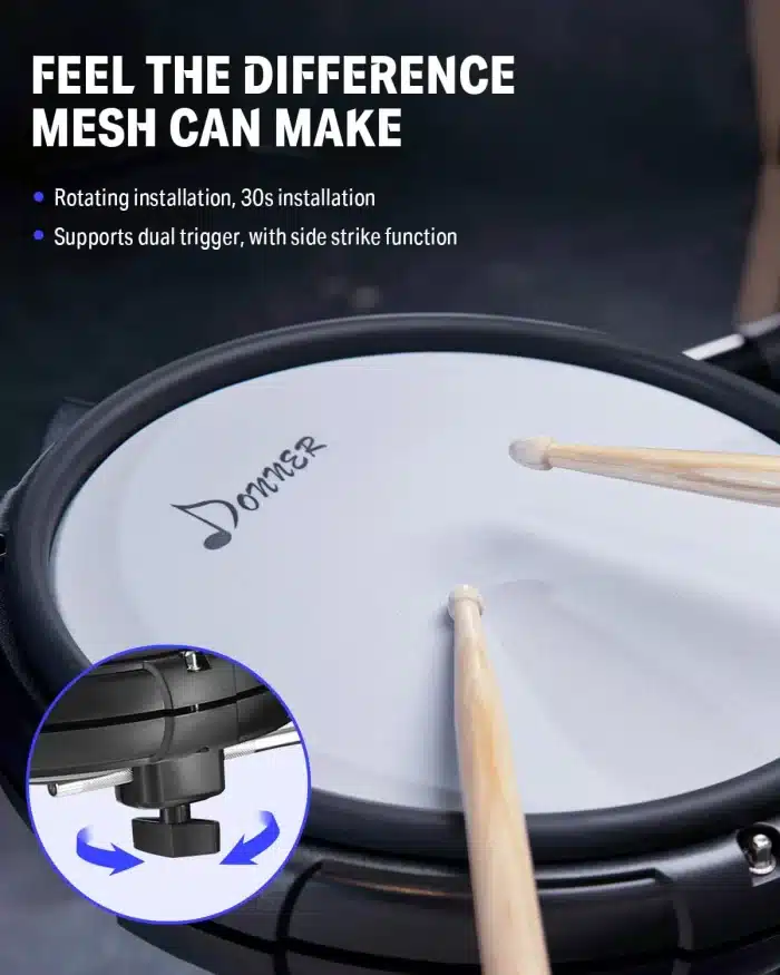 DONNER Electronic Drum Set DED-400 - Image 2